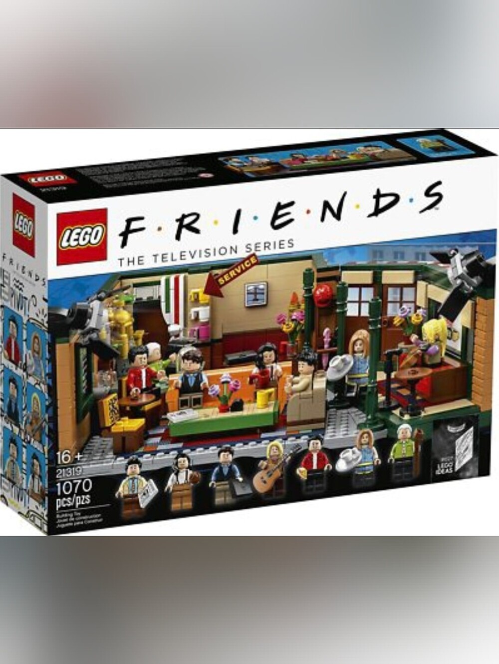 LEGO Ideas 21319 Friends Central Perk - Partially Built - All Minis, Box, Manual